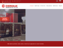 Tablet Screenshot of endromak.com.tr